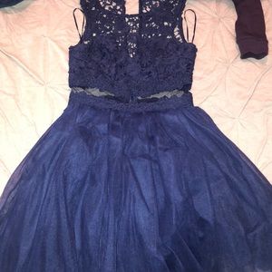 Blue formal dress